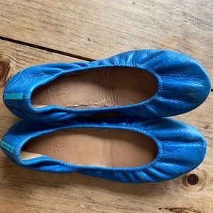 Cobalt Blue Tieks Ballet Flats